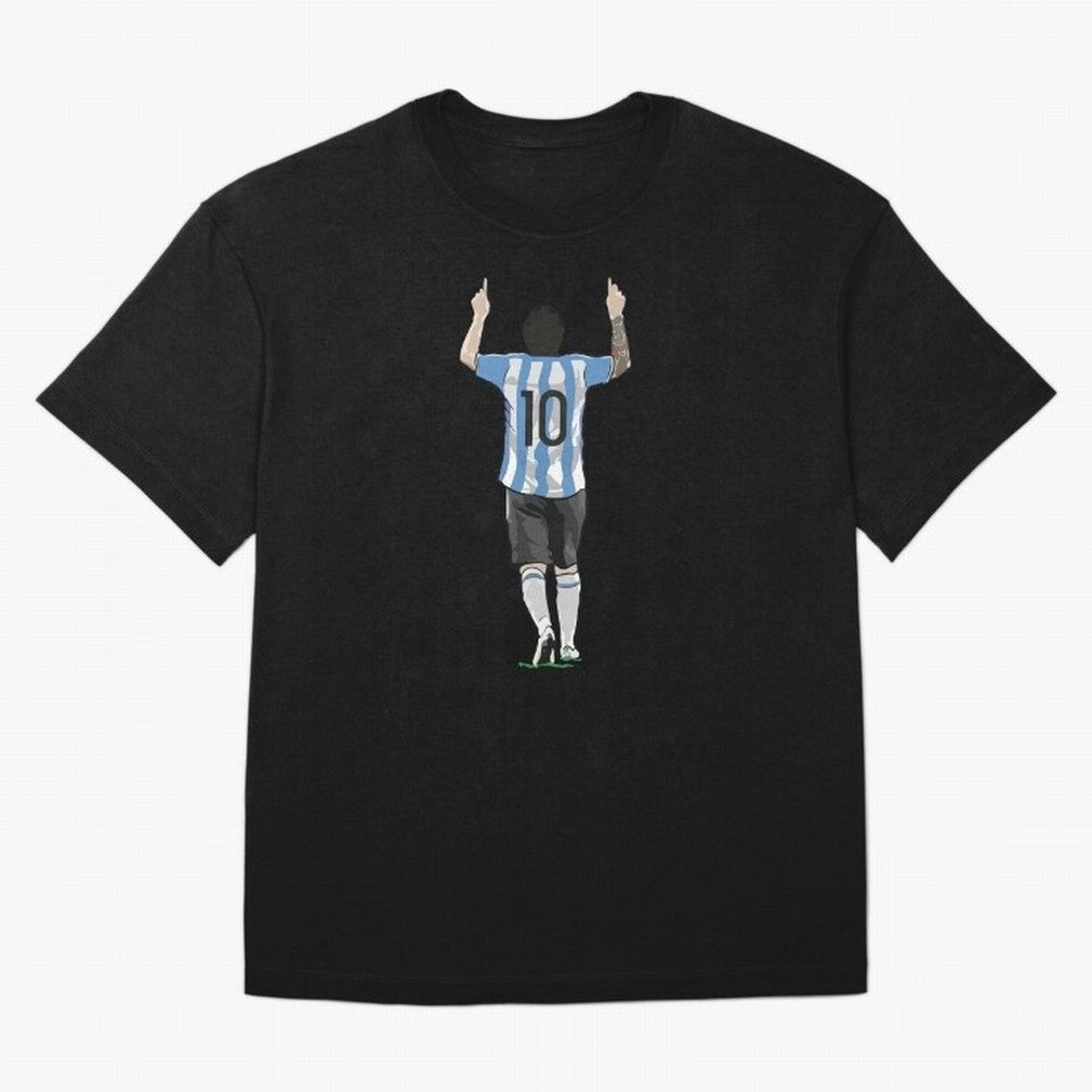 Messi 10 Argentina Classic T-Shirt Follow FIFA World Cup 2026 for Fans of Mbappe and Spain, Bringing Retro Football Energy, Iconic Rivalries, Trophy Chase Drama and Stadium Atmosphere; Perfect for Supporters Who Want Bold Football Energy, Global