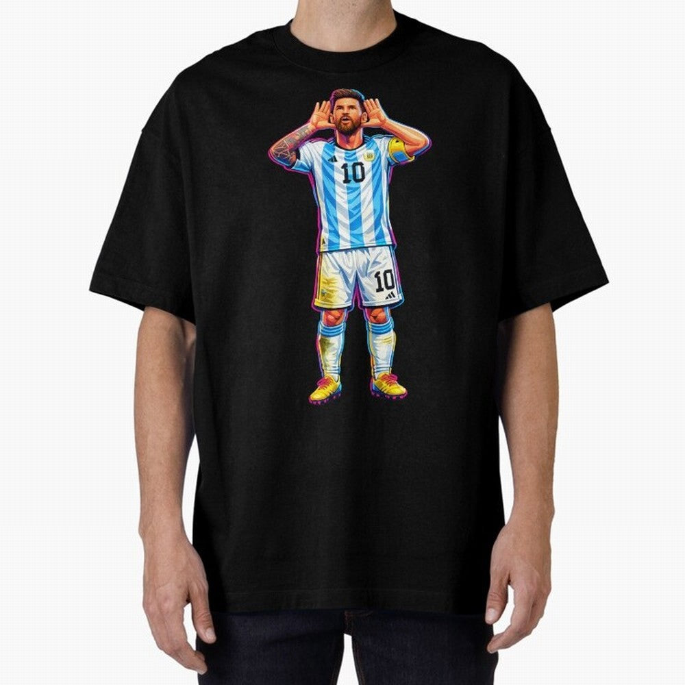 Messi Celebration Classic T-Shirt Honor the Football Icons of FIFA World Cup 2026 for Fans of Messi and Portugal, Bringing Fan Favorite Moments, National Team Passion, Big Match Drama and Soccer History; Ideal for Football Dads, Football Moms,