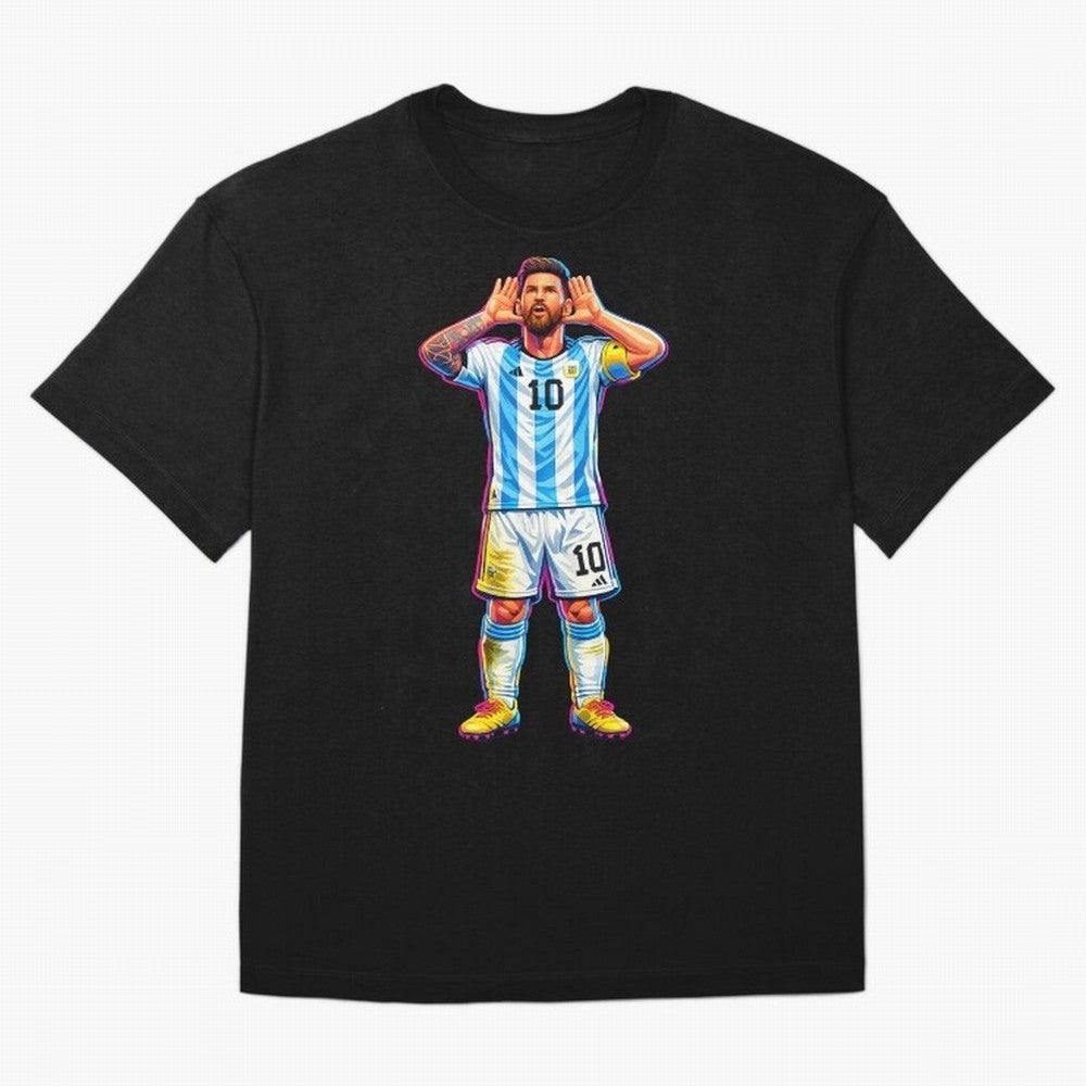 Messi Celebration Classic T-Shirt Honor the Football Icons of FIFA World Cup 2026 for Fans of Messi and Portugal, Bringing Fan Favorite Moments, National Team Passion, Big Match Drama and Soccer History; Ideal for Football Dads, Football Moms,