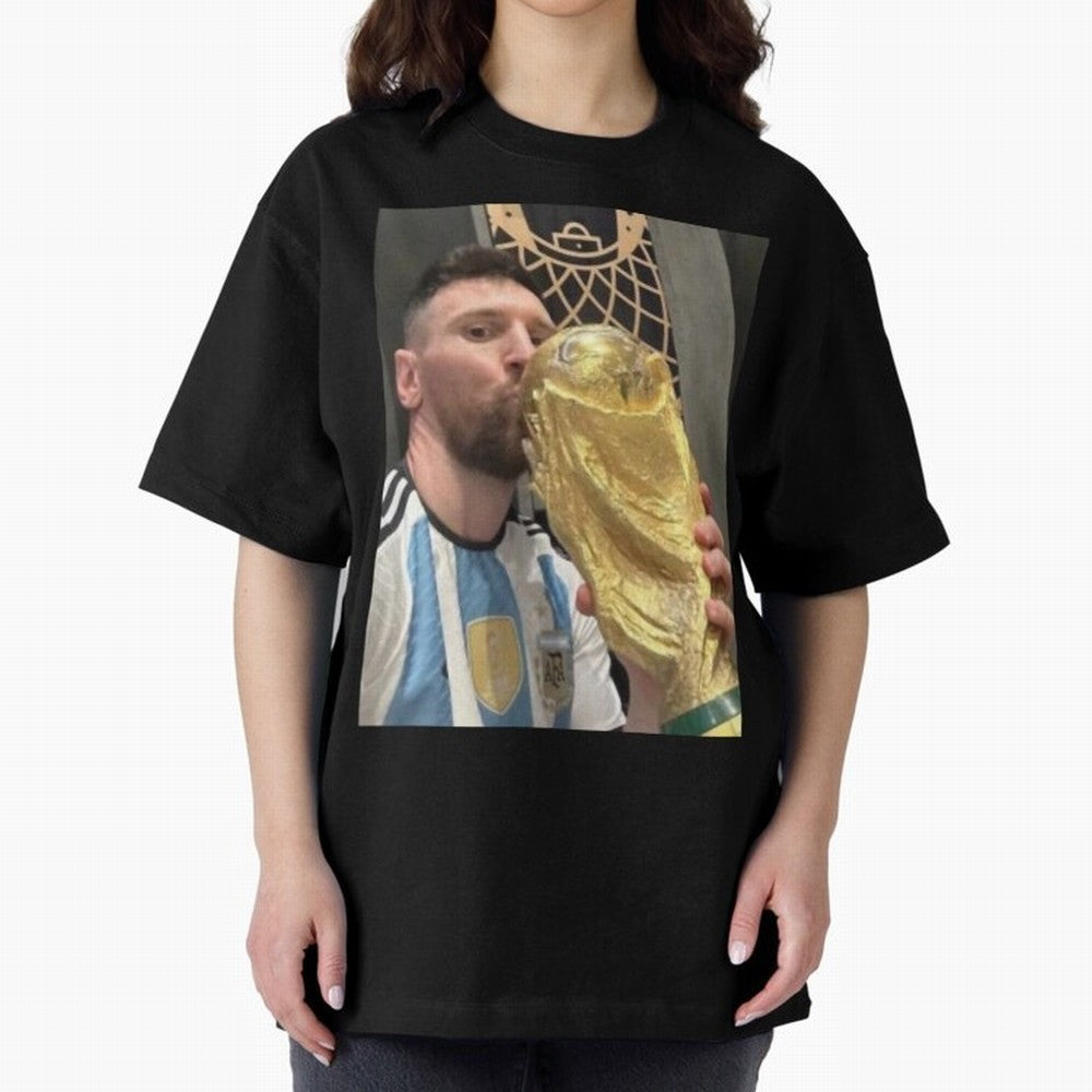 lionel Messi Oversized T-Shirt Upgrade FIFA World Cup 2026 Celebrating Neymar, France Energy, Game Day Rituals, Football Legends, Country Pride and the Road to the Final; Made for Collectors Who Enjoy Iconic Players, Country Pride, Vintage Vibes