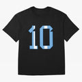 10 - Lionel Messi - Argentina Colours Baseball Cap Classic T-Shirt Celebrate the Stars of FIFA World Cup 2026 USA Canada Mexico for Fans of Cristiano Ronaldo, Haaland and CR7 and England, France and Netherlands, Bringing Match Day Excitement,