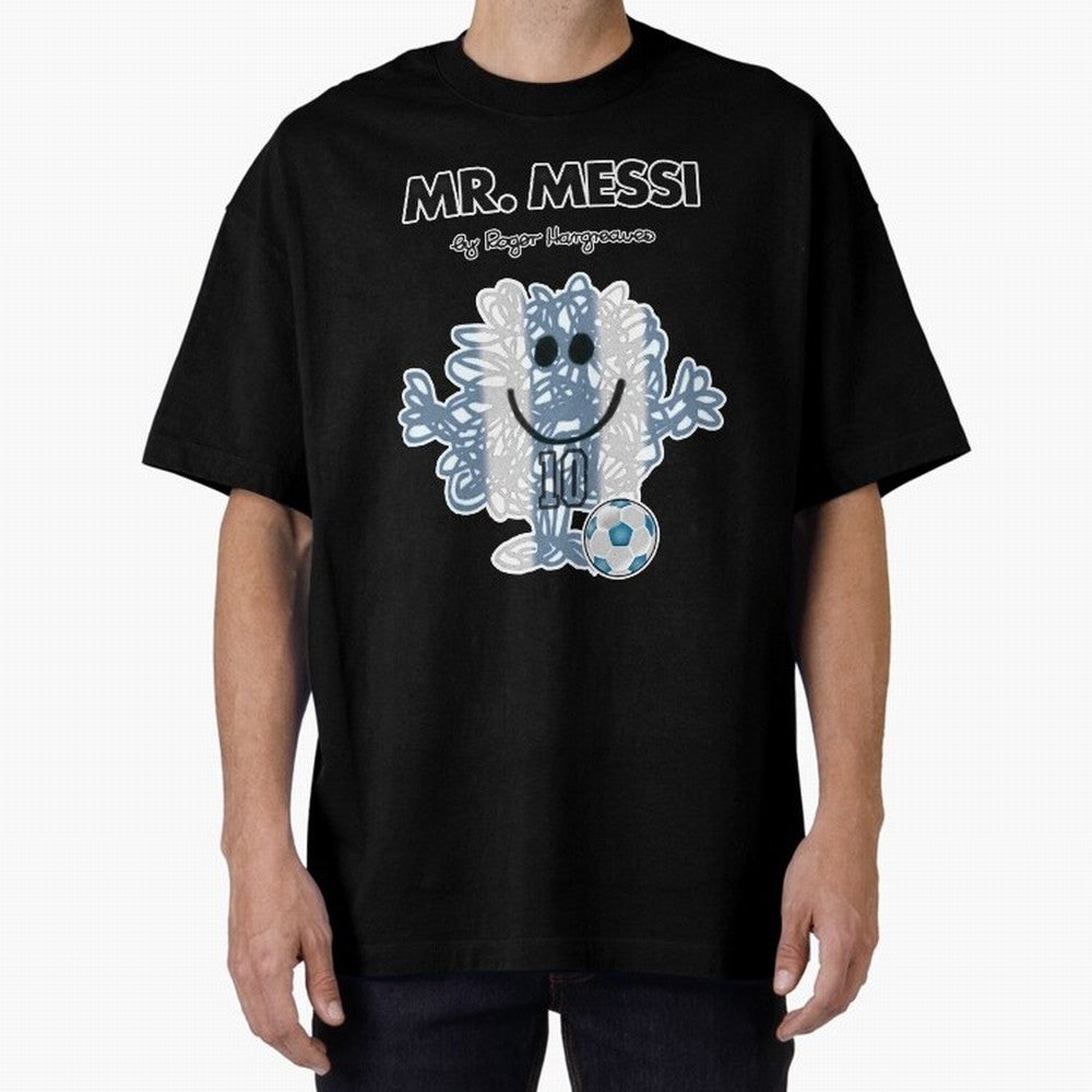 Mr Messi Parody Classic T-Shirt Make Every Match About FIFA World Cup 2026 Spirit, with England, Messi and Cristiano Ronaldo, Sports Nostalgia, International Competition, Famous Players and Unforgettable Victories; Perfect for People Who Love