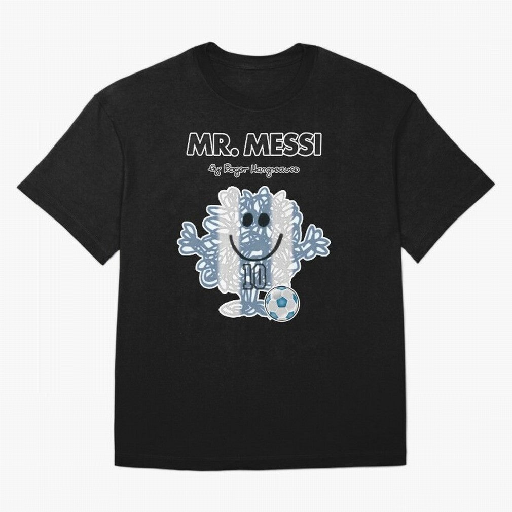 Mr Messi Parody Classic T-Shirt Make Every Match About FIFA World Cup 2026 Spirit, with England, Messi and Cristiano Ronaldo, Sports Nostalgia, International Competition, Famous Players and Unforgettable Victories; Perfect for People Who Love
