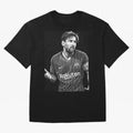Messi grayscale Oversized T-Shirt Step into Match Day Hype around FIFA World Cup 2026 USA Canada Mexico, Messi, Neymar and Mbappe, Argentina, Worldwide Fan Energy, Dramatic Goals, Stadium Lights and Championship Celebrations; Built for Supporters