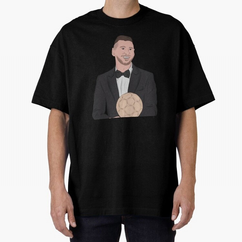 Lionel Messi 2023 Ballon d'Or Classic T-Shirt Capture Global Football Passion for FIFA World Cup 2026, with Mbappe and Neymar, England and Germany, Supporter Pride, Iconic Celebrations, Legendary Names and Global Match Day Energy; Perfect for