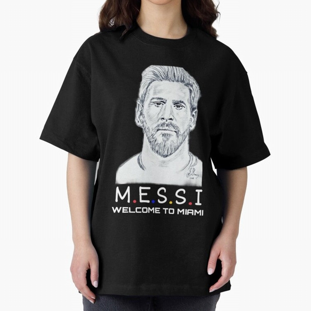 Lionel Messi, welcome to Miami Essential T-Shirt Unlock FIFA World Cup 2026 Filled with Messi, CR7 and Mbappe, Argentina and Brazil Energy, Soccer Culture, Superstar Moments, National Team Dreams and Competitive Fire; Ideal for Fans Who Follow