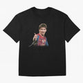 Messi T-Shirt ¡ª ¡°Young Messi¡± Graphic Tee Classic T-Shirt Relive the Noise and Pride of FIFA World Cup 2026 USA Canada Mexico for Fans of Cristiano Ronaldo and Spain, Bringing Championship Spirit, Famous Goals, Roaring Crowds and International