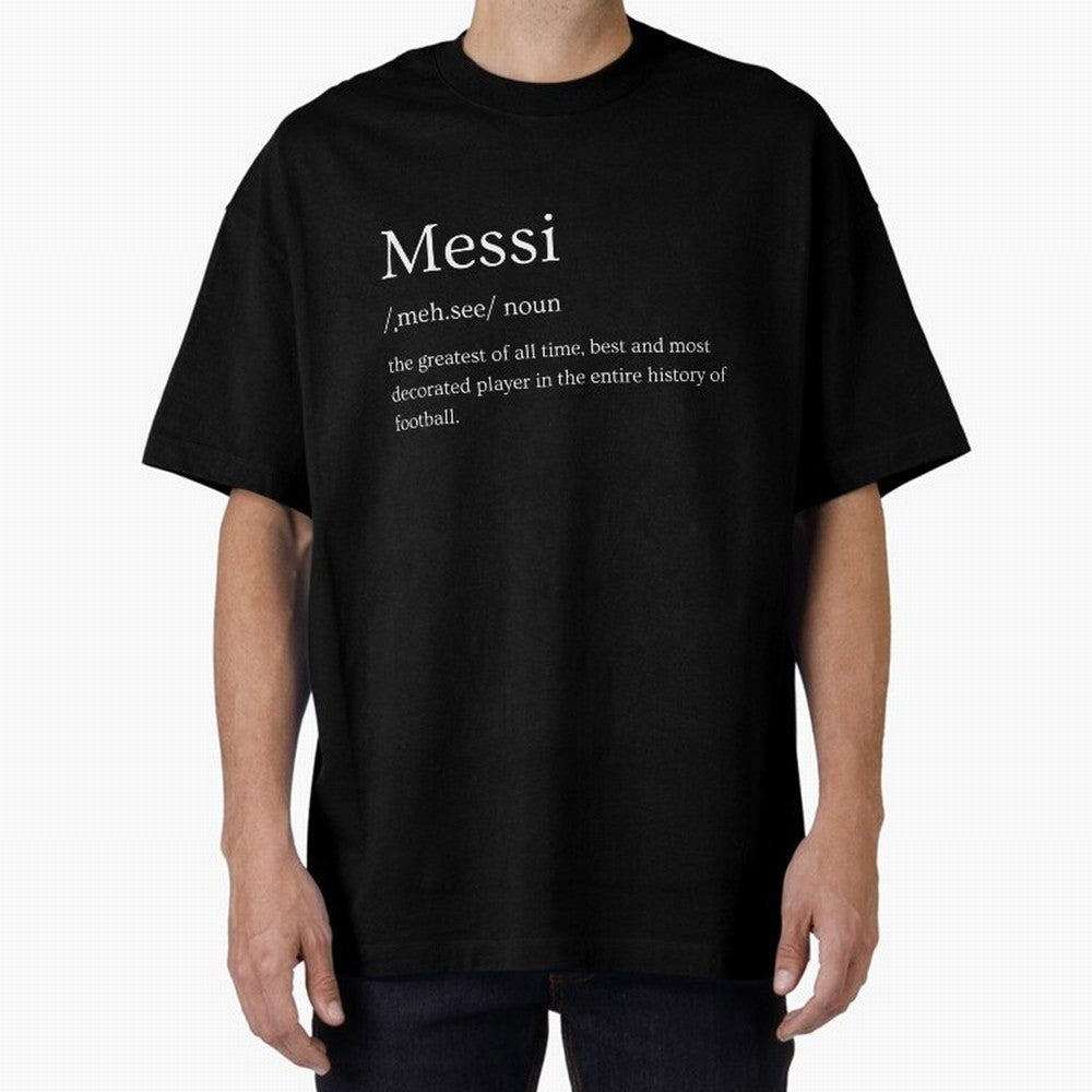 Definition of Messi Classic T-Shirt Refresh FIFA World Cup 2026 Group Stage Inspired by CR7 and Messi, Netherlands Energy, Vintage Soccer Flavor, Modern Football Stars, National Flags and Final Night Emotion; Great for Watch Parties, Sports Bars,