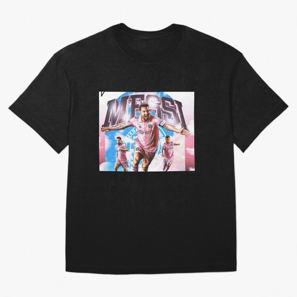 Inter Miami Messi Oversized T-Shirt Show Championship Spirit for the FIFA World Cup 2026 USA Canada Mexico Journey through Mbappe and Neymar Highlights, France Pride, Game Day Rituals, Football Legends, Country Pride and the Road to the Final;