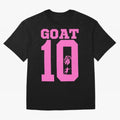 Miami Champions The Goat 10 Oversized T-Shirt Bring Global Tournament Vibes to FIFA World Cup 2026 Group Stage for Fans of Neymar, Haaland and Cristiano Ronaldo and Spain, Bringing Global Supporter Spirit, Legendary Goals, National Colors and