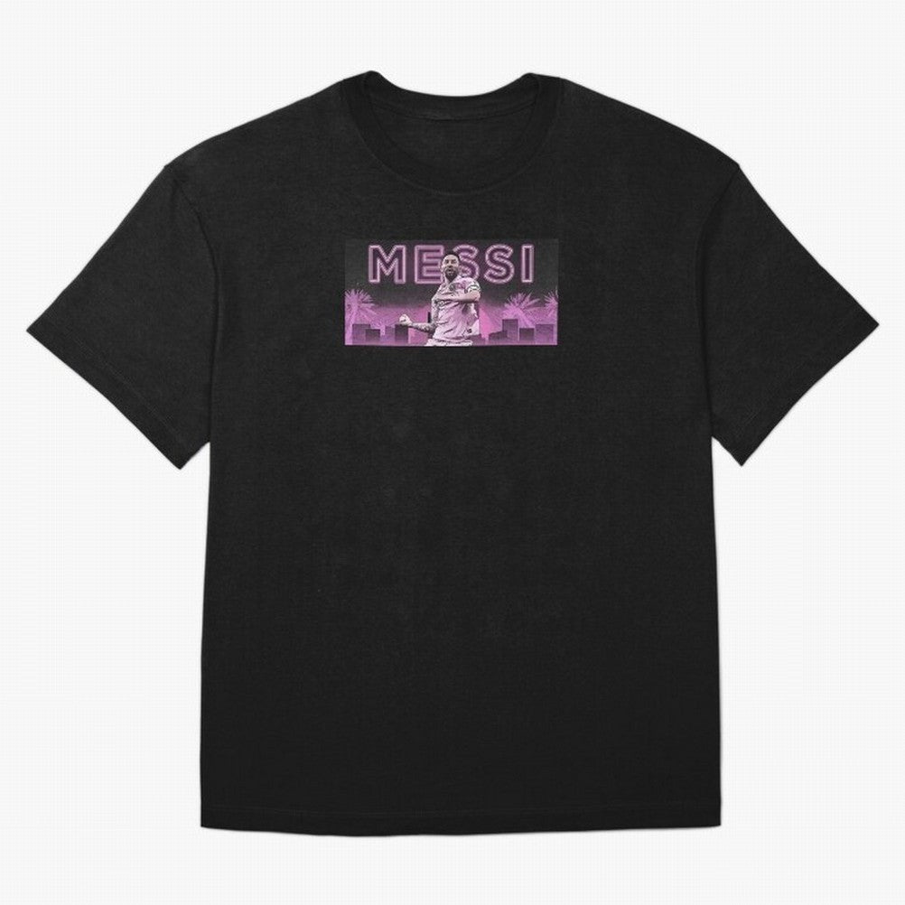 Miami Messi Oversized T-Shirt Honor Champions and Dreams in the FIFA World Cup 2026 USA Canada Mexico Journey through Cristiano Ronaldo, Haaland and CR7 Highlights, Portugal, Spain and Germany Pride, Worldwide Fan Energy, Dramatic Goals, Stadium