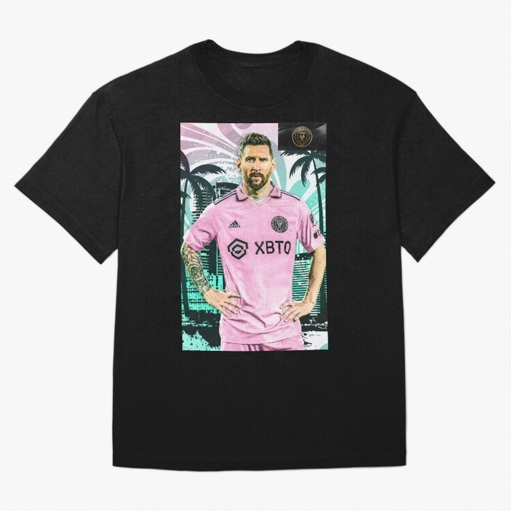 Messi Intermiami FC Classic T-Shirt Bring a Vintage Feel to FIFA World Cup 2026 Spirit, Featuring France and Portugal, Messi, CR7 and Mbappe, Football History, Final Match Energy, Crowd Noise and Once in a Lifetime Moments; Perfect for Fans,