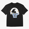 Lionel Messi Goat Oversized T-Shirt Celebrate Global Passion for FIFA World Cup 2026 Centered on Messi and Cristiano Ronaldo, Spain Energy, Worldwide Fan Energy, Dramatic Goals, Stadium Lights and Championship Celebrations; Ideal for Fans Who