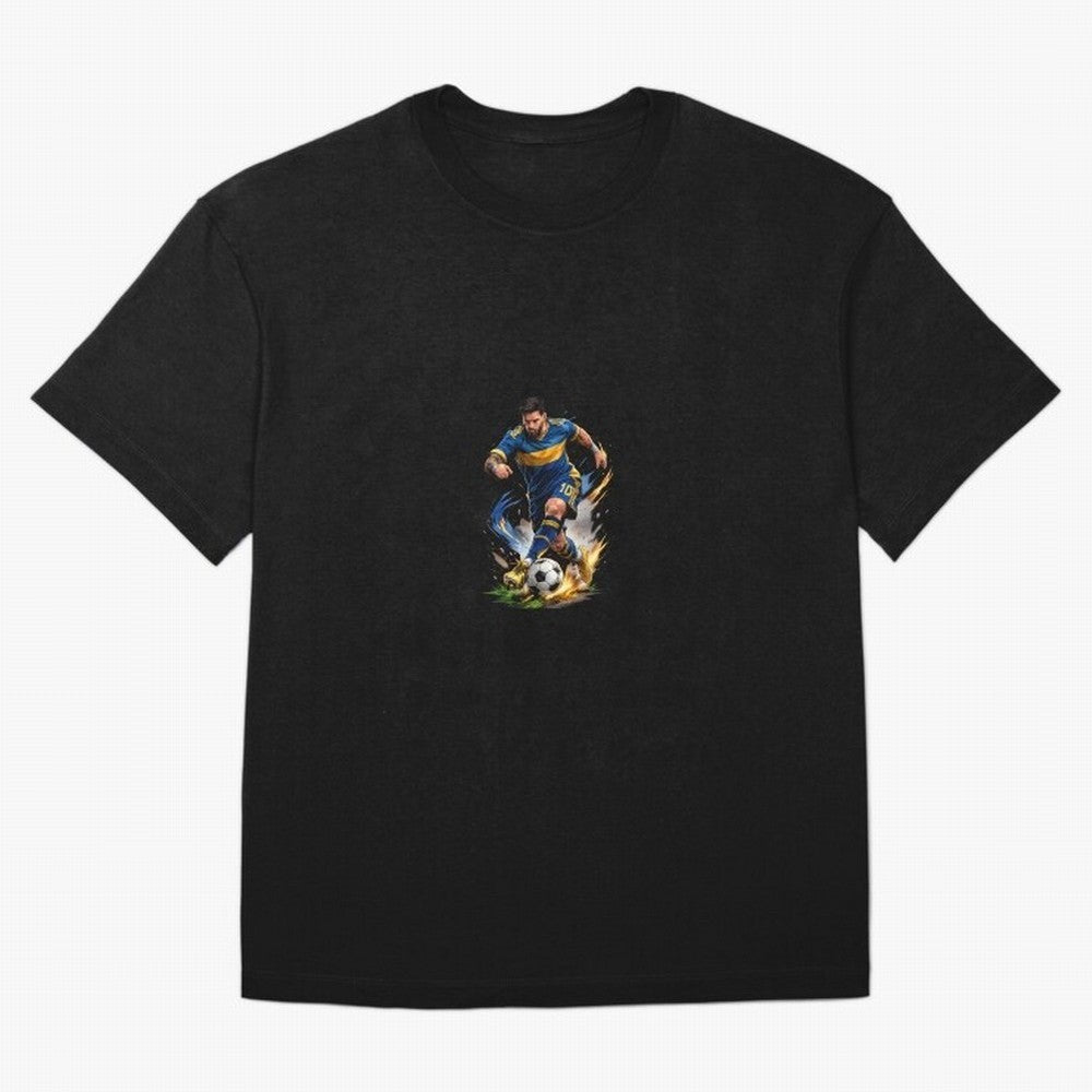 The Great Footballer Oversized T-Shirt Bring Home FIFA World Cup 2026 Group Stage for Fans of Haaland and Argentina and Brazil, Bringing Sports Nostalgia, International Competition, Famous Players and Unforgettable Victories; Created for Match Day