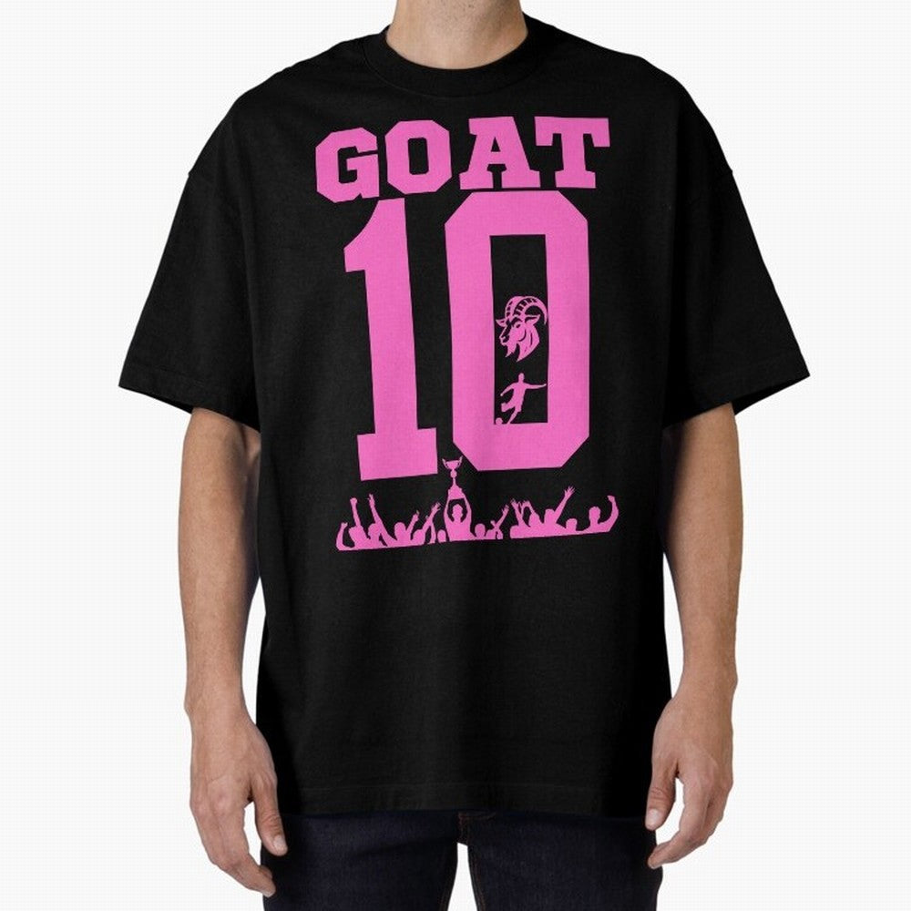 Miami Champions The Goat 10 Classic T-Shirt Share Match Day Hype around FIFA World Cup 2026 Group Stage, Messi and Cristiano Ronaldo, Brazil, Portugal and Argentina, Goal Celebration Energy, Supporter Heritage, Football Icons and Worldwide