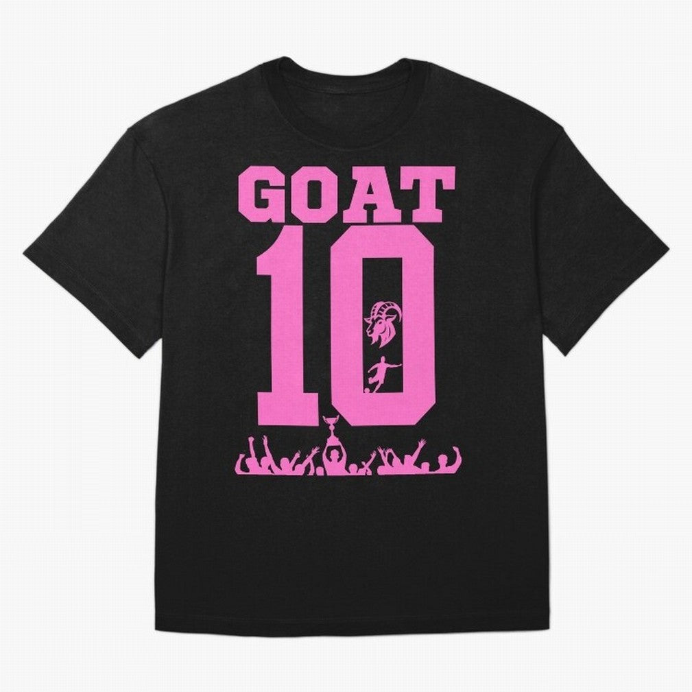 Miami Champions The Goat 10 Classic T-Shirt Share Match Day Hype around FIFA World Cup 2026 Group Stage, Messi and Cristiano Ronaldo, Brazil, Portugal and Argentina, Goal Celebration Energy, Supporter Heritage, Football Icons and Worldwide