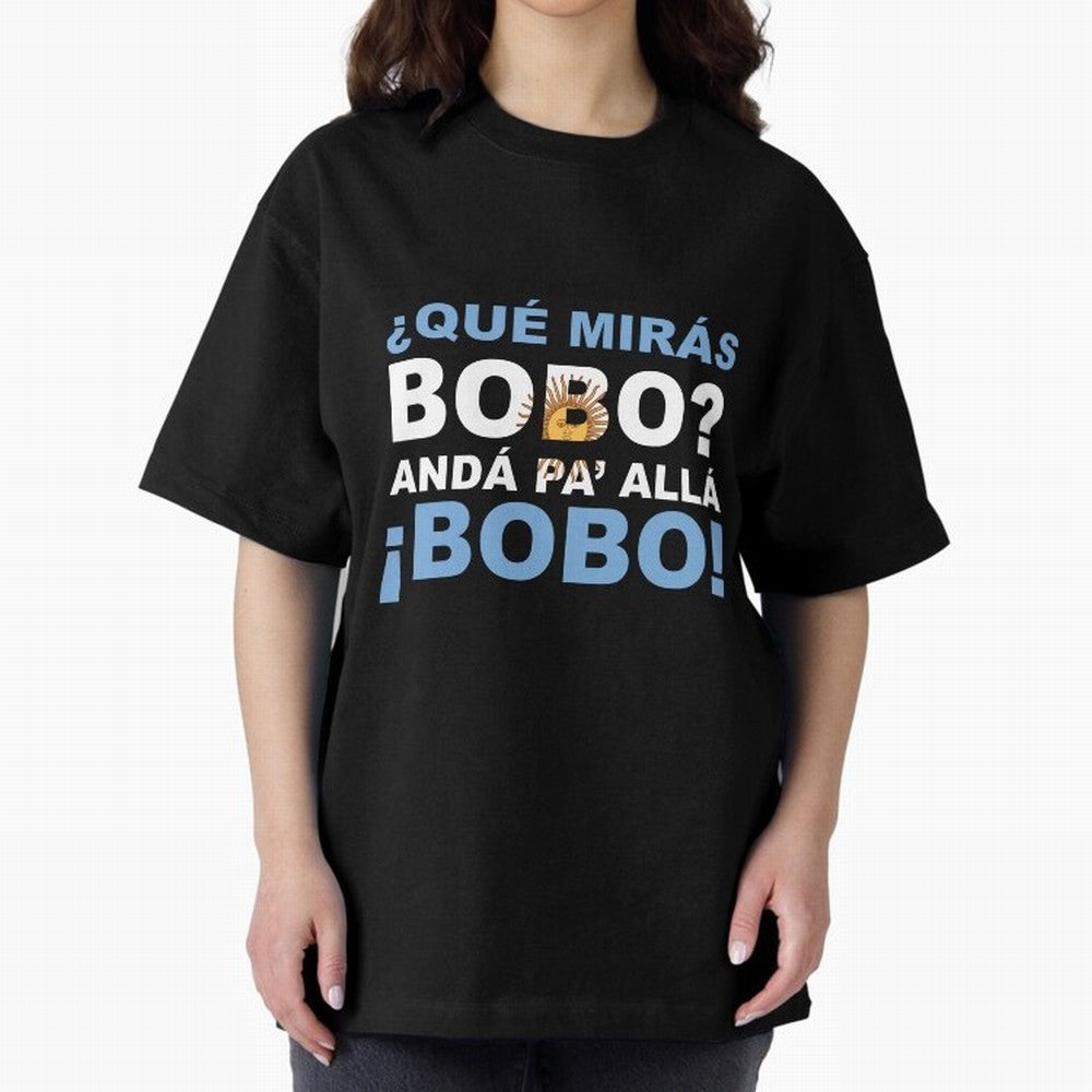 Que Miras Bobo? Anda Pa Alla Bobo Classic T-Shirt Live for the Drama of Match Day Hype around FIFA World Cup 2026, Messi, Neymar and Mbappe, Brazil, Worldwide Fan Energy, Dramatic Goals, Stadium Lights and Championship Celebrations; Ideal for Fans