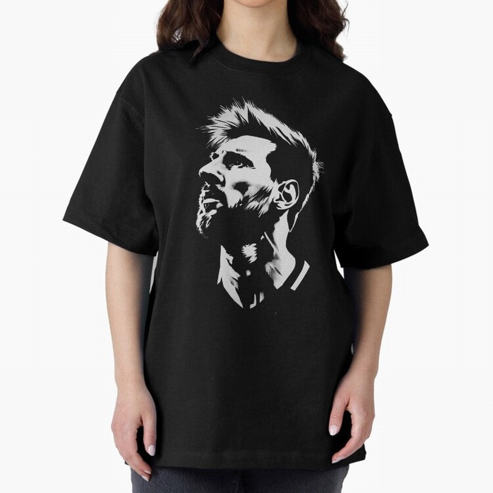 Messi Stencil Graphic poster design Classic T-Shirt Feel International Energy from Match Day Hype around FIFA World Cup 2026 USA Canada Mexico, CR7, Portugal, Spain and Germany, Game Day Rituals, Football Legends, Country Pride and the Road to the