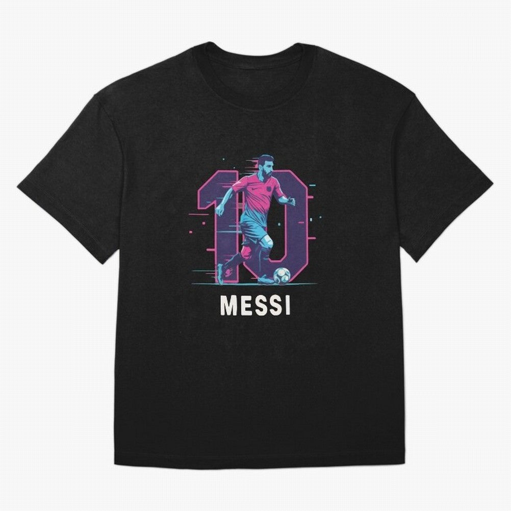 Messi 10 GOAT Oversized T-Shirt Celebrate Unforgettable Nights in FIFA World Cup 2026 Spirit, Centered on France, CR7, Championship Spirit, Famous Goals, Roaring Crowds and International Football Unity; Great for Supporters Who Love Legendary