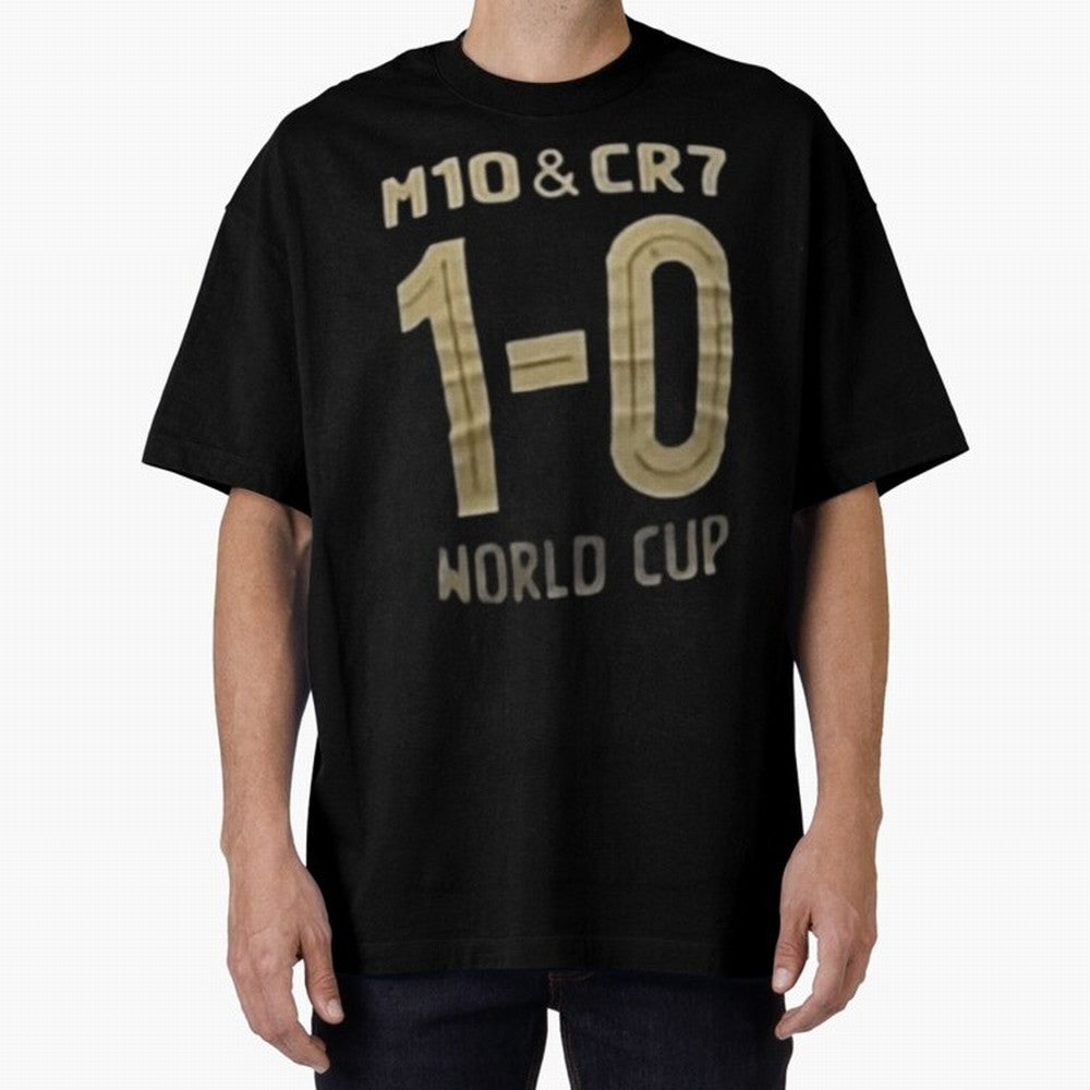 M10 And Cr7 1-0 World Cup Football Classic T-Shirt Make Your Look Match Match Day Hype around FIFA World Cup 2026 Group Stage, Haaland and Mbappe, Brazil, Portugal and Argentina, Classic Soccer Heritage, Championship Pressure, Fan Loyalty and