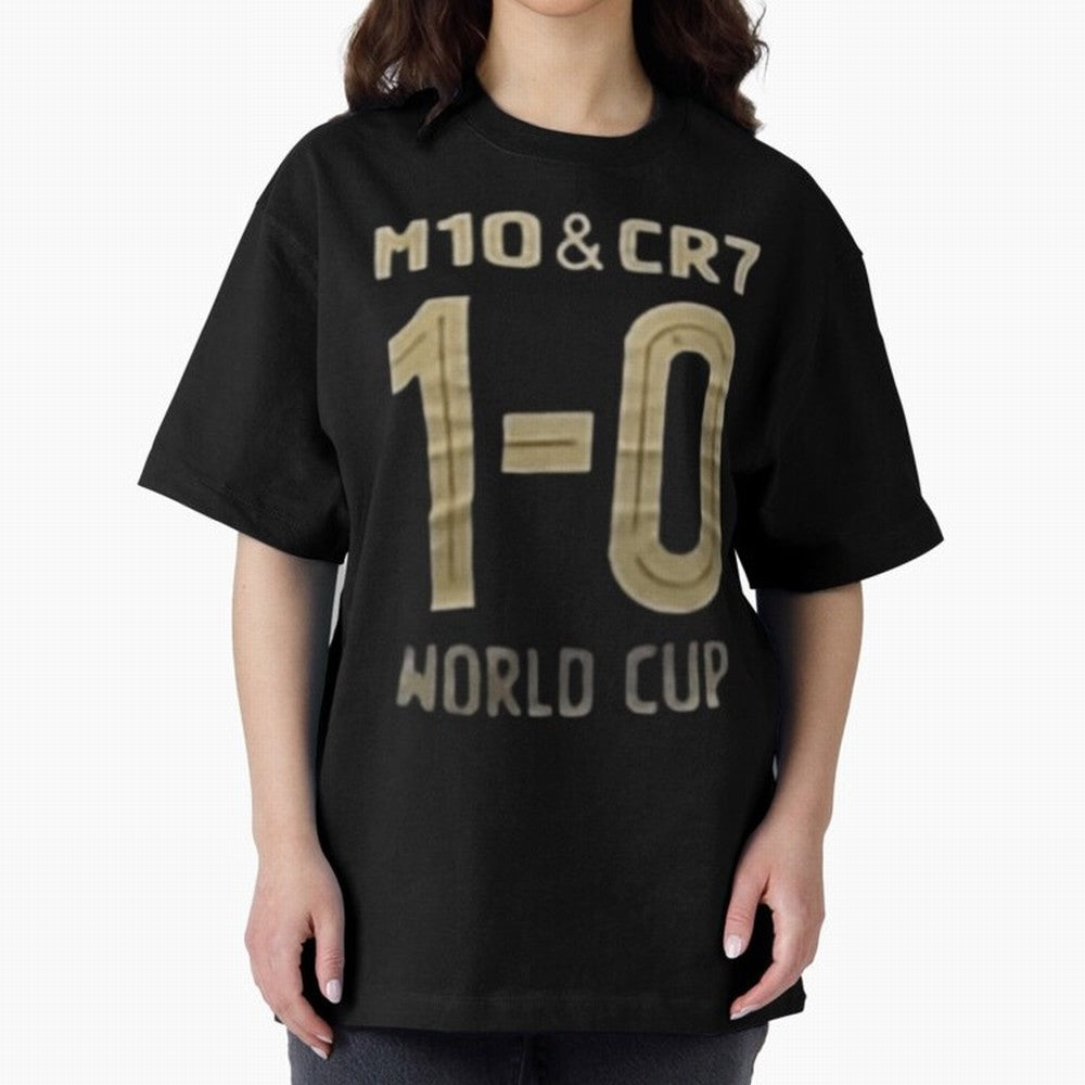 M10 And Cr7 1-0 World Cup Football Classic T-Shirt Make Your Look Match Match Day Hype around FIFA World Cup 2026 Group Stage, Haaland and Mbappe, Brazil, Portugal and Argentina, Classic Soccer Heritage, Championship Pressure, Fan Loyalty and