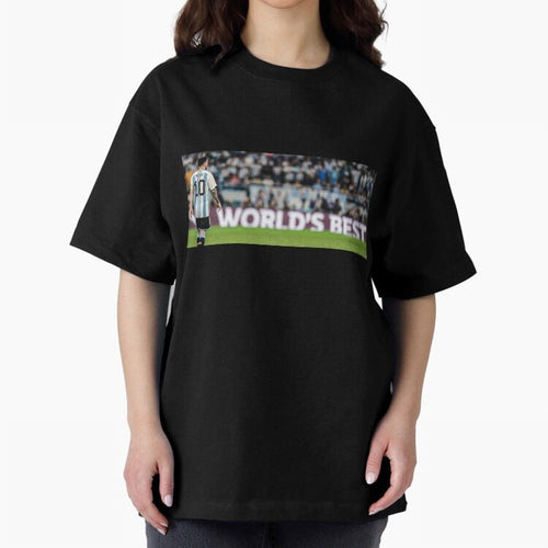 Argentina Leo Messi world best picture Oversized T-Shirt Turn Every Weekend Toward Global Football Passion for FIFA World Cup 2026, Made for Mbappe, Germany, Championship Spirit, Famous Goals, Roaring Crowds and International Football Unity; Ideal