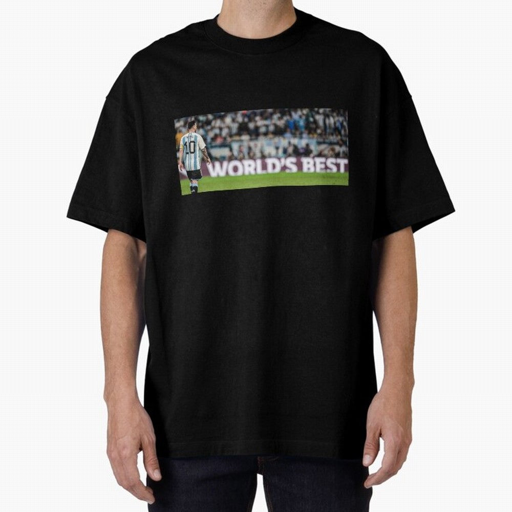 Argentina Leo Messi world best picture Oversized T-Shirt Turn Every Weekend Toward Global Football Passion for FIFA World Cup 2026, Made for Mbappe, Germany, Championship Spirit, Famous Goals, Roaring Crowds and International Football Unity; Ideal