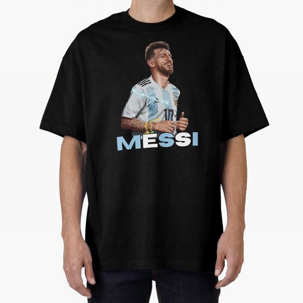 Lionel Messi Oversized T-Shirt Refresh Match Day Hype around FIFA World Cup 2026, CR7, Argentina and Brazil, Stadium Memories, Football Loyalty, International Chants and Championship Tradition; Built for Supporters Chasing Trophy Dreams, Final
