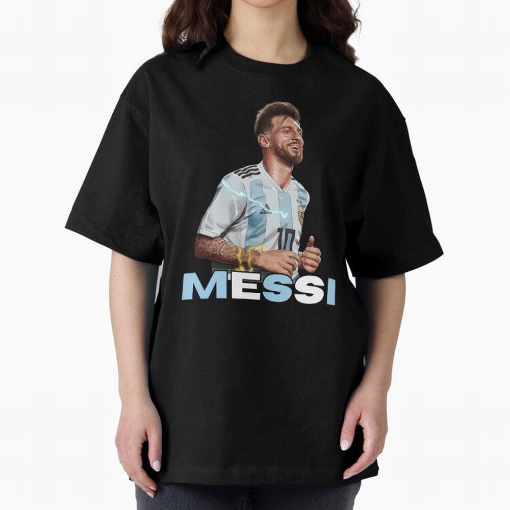 Lionel Messi Oversized T-Shirt Refresh Match Day Hype around FIFA World Cup 2026, CR7, Argentina and Brazil, Stadium Memories, Football Loyalty, International Chants and Championship Tradition; Built for Supporters Chasing Trophy Dreams, Final