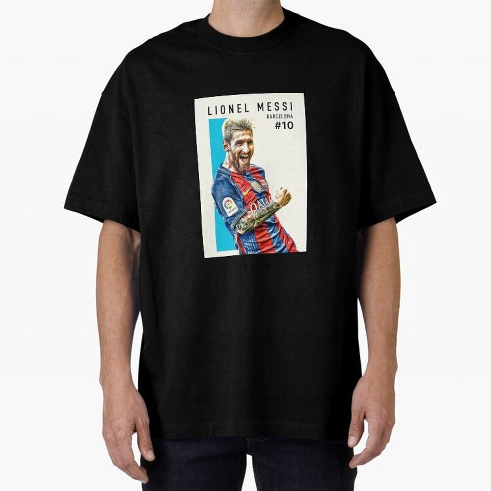 Lionel Messi Barcelona Football Classic T-Shirt Live the Energy of FIFA World Cup 2026 Spirit, with Argentina and Brazil, Messi, CR7 and Mbappe, Sports Nostalgia, International Competition, Famous Players and Unforgettable Victories; Ideal for Fans