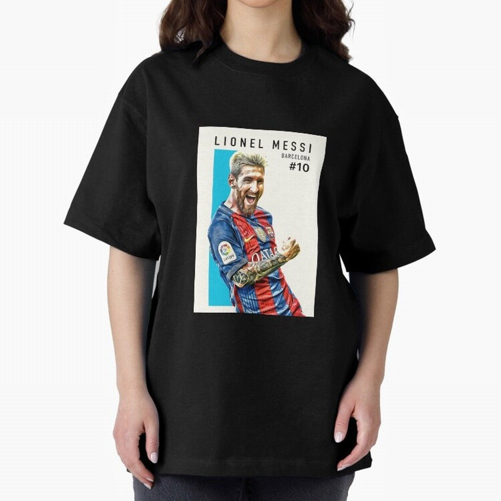 Lionel Messi Barcelona Football Classic T-Shirt Live the Energy of FIFA World Cup 2026 Spirit, with Argentina and Brazil, Messi, CR7 and Mbappe, Sports Nostalgia, International Competition, Famous Players and Unforgettable Victories; Ideal for Fans