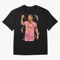 Argentina World Champs Messi Number Oversized T-Shirt Capture Match Day Hype around FIFA World Cup 2026, Cristiano Ronaldo, Haaland and CR7, Argentina and Brazil, Retro Football Energy, Iconic Rivalries, Trophy Chase Drama and Stadium Atmosphere;