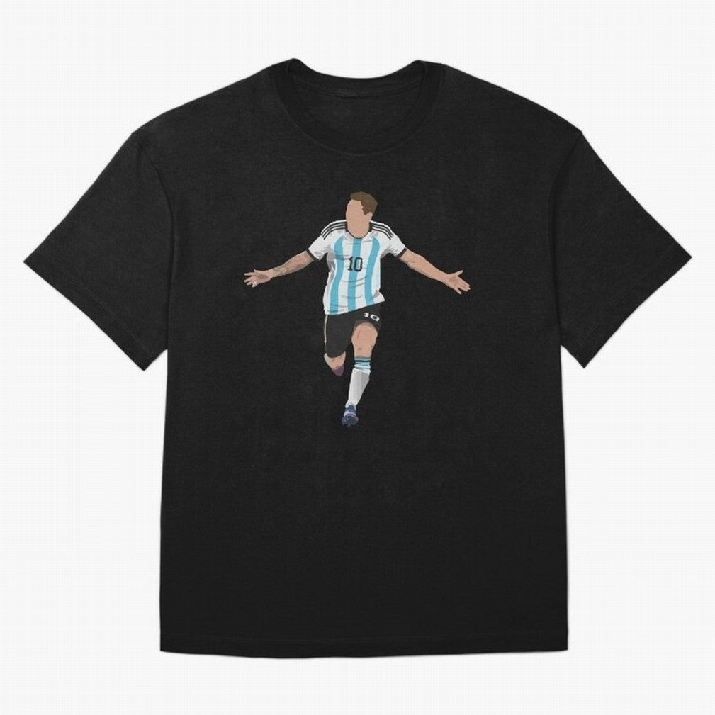 Messi Goal World Cup 2022 Oversized T-Shirt Make Memories around the FIFA World Cup 2026 Journey through Cristiano Ronaldo Highlights, France Pride, Goal Celebration Energy, Supporter Heritage, Football Icons and Worldwide Tournament Joy; Built for