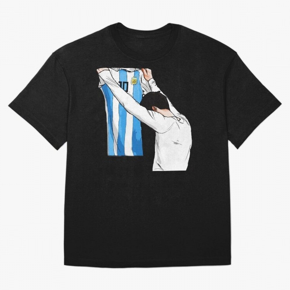 Argentina World Champs Messi Number Classic T-Shirt Honor Football Greatness during Match Day Hype around FIFA World Cup 2026 Group Stage, CR7, England, France and Netherlands, Worldwide Fan Energy, Dramatic Goals, Stadium Lights and Championship