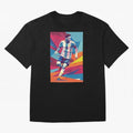 Messi in action Graphic poster design Classic T-Shirt Celebrate the Biggest Stage of Global Football Passion for FIFA World Cup 2026 USA Canada Mexico, Driven by Neymar, Haaland and Cristiano Ronaldo, Brazil, Portugal and Argentina, Worldwide Fan