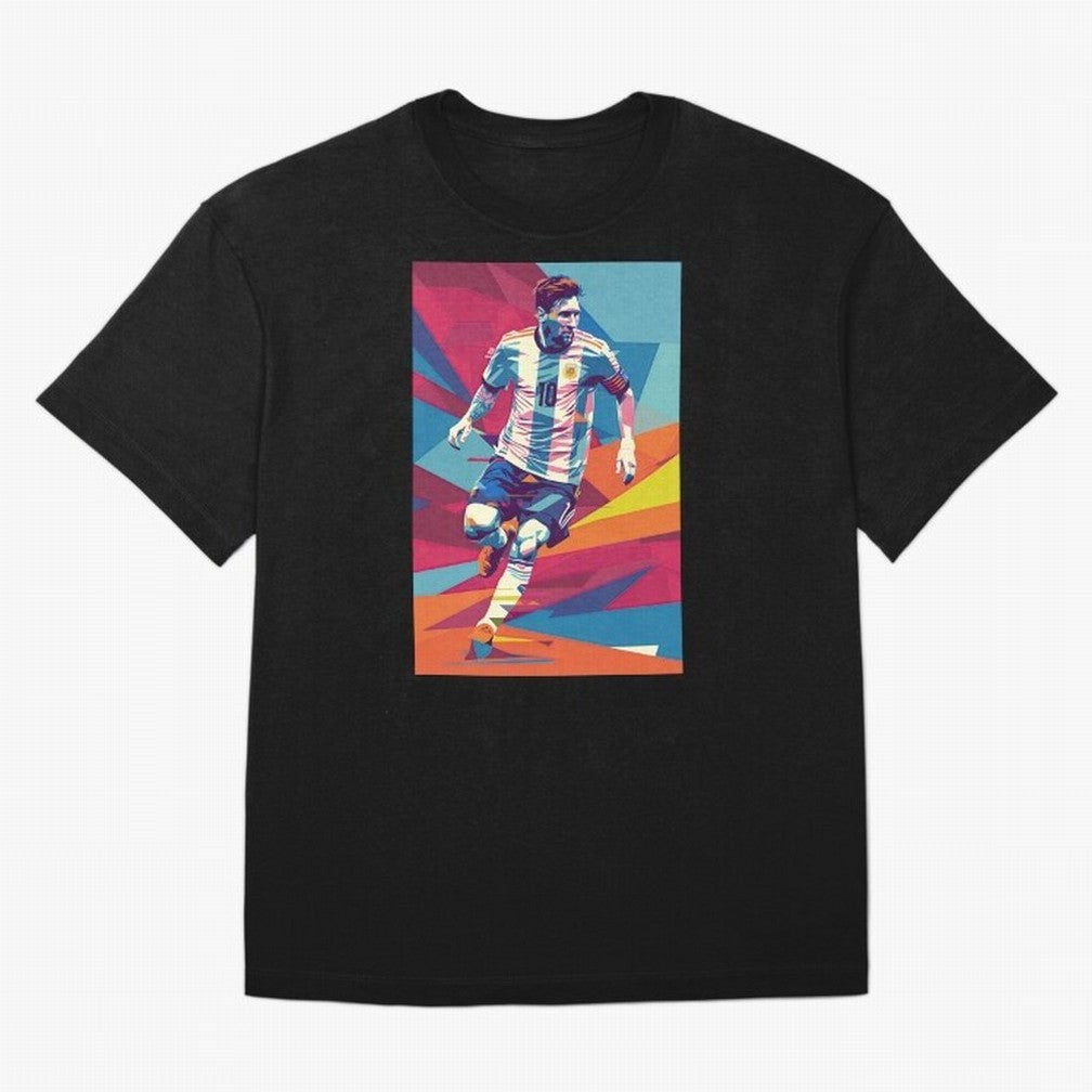 Messi in action Graphic poster design Classic T-Shirt Celebrate the Biggest Stage of Global Football Passion for FIFA World Cup 2026 USA Canada Mexico, Driven by Neymar, Haaland and Cristiano Ronaldo, Brazil, Portugal and Argentina, Worldwide Fan
