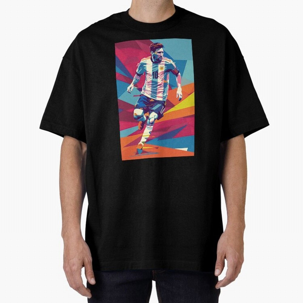 Messi in action Graphic poster design Classic T-Shirt Celebrate the Biggest Stage of Global Football Passion for FIFA World Cup 2026 USA Canada Mexico, Driven by Neymar, Haaland and Cristiano Ronaldo, Brazil, Portugal and Argentina, Worldwide Fan