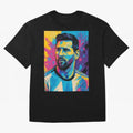 Argentina World Champs Messi Number Oversized T-Shirt Stand with FIFA World Cup 2026 Group Stage Made for CR7, Brazil, Portugal and Argentina Energy, Football Passion, Legendary Performances, Festival Vibes and Supporter Community; Great for