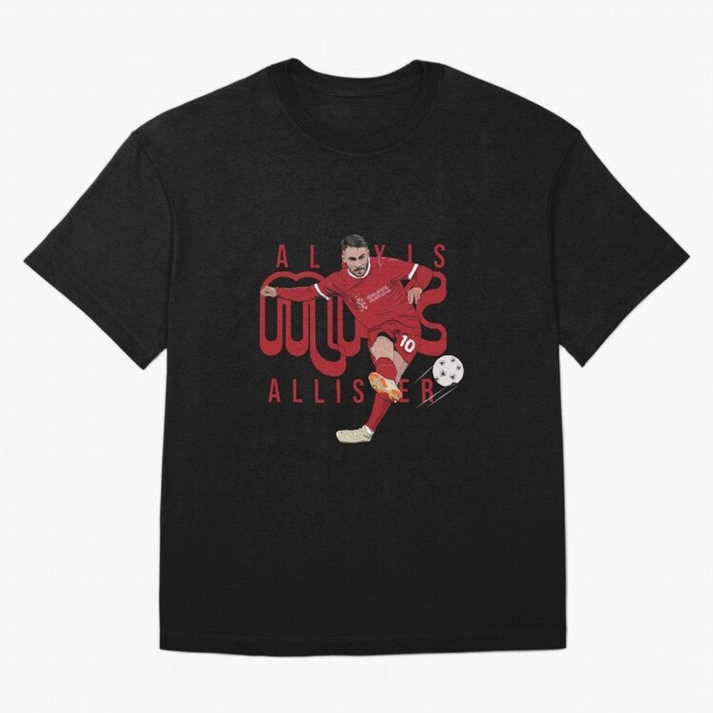 Alexis Mac Allister Liverpool Classic T-Shirt Show Your Love for FIFA World Cup 2026 Group Stage Driven by Cristiano Ronaldo, Haaland and CR7, England Energy, Vintage Soccer Flavor, Modern Football Stars, National Flags and Final Night Emotion;