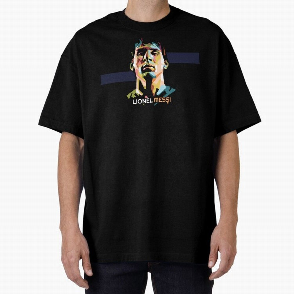 Lionel Messi Magic Oversized T-Shirt Show Your Love for FIFA World Cup 2026 USA Canada Mexico Spirit, Celebrating England and Germany, CR7, Tournament Hype, Historic Matchups, Family Viewing Parties and Global Sports Pride; Made for Die Hard