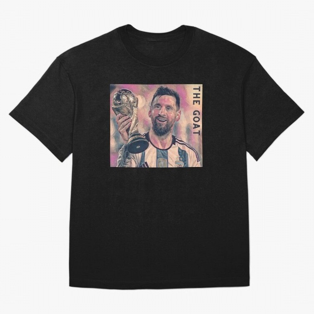 Messi T-Shirt Oversized T-Shirt Feel FIFA World Cup 2026 Group Stage Highlighting Haaland, Spain and Netherlands Energy, Game Day Rituals, Football Legends, Country Pride and the Road to the Final; Great for Watch Parties, Sports Bars, Family
