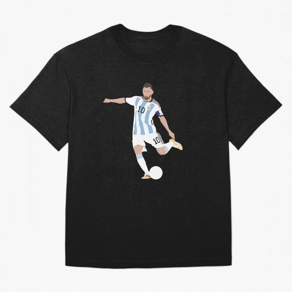 Messi minimalist design Classic T-Shirt Celebrate Football Heritage in FIFA World Cup 2026 for Fans of Neymar and Argentina, France and Brazil, Bringing Football Passion, Legendary Performances, Festival Vibes and Supporter Community; Ideal for
