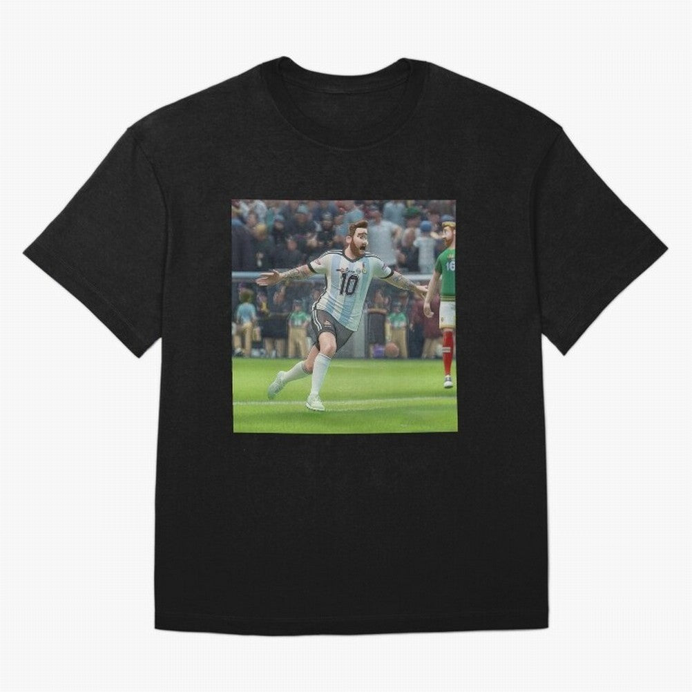 Lionel Messi caricature Classic T-Shirt Feel the Heartbeat of FIFA World Cup 2026 for Fans of CR7 and England and Germany, Bringing Goal Celebration Energy, Supporter Heritage, Football Icons and Worldwide Tournament Joy; Created for Match Day