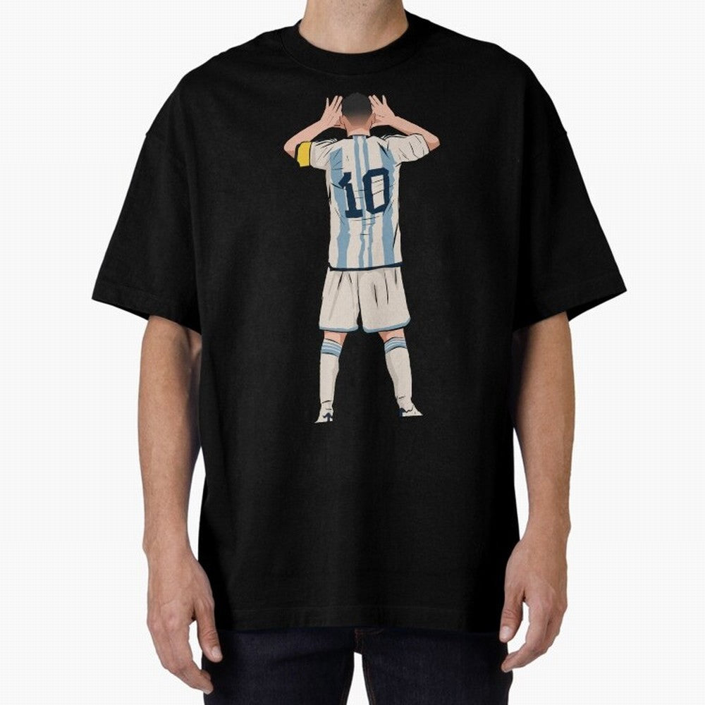 Lionel Messi Oversized T-Shirt Show Your Tournament Heart for the FIFA World Cup 2026 USA Canada Mexico Journey through Messi, Neymar and Mbappe Highlights, England and Germany Pride, Stadium Chants, National Pride, Trophy Dreams and Unforgettable