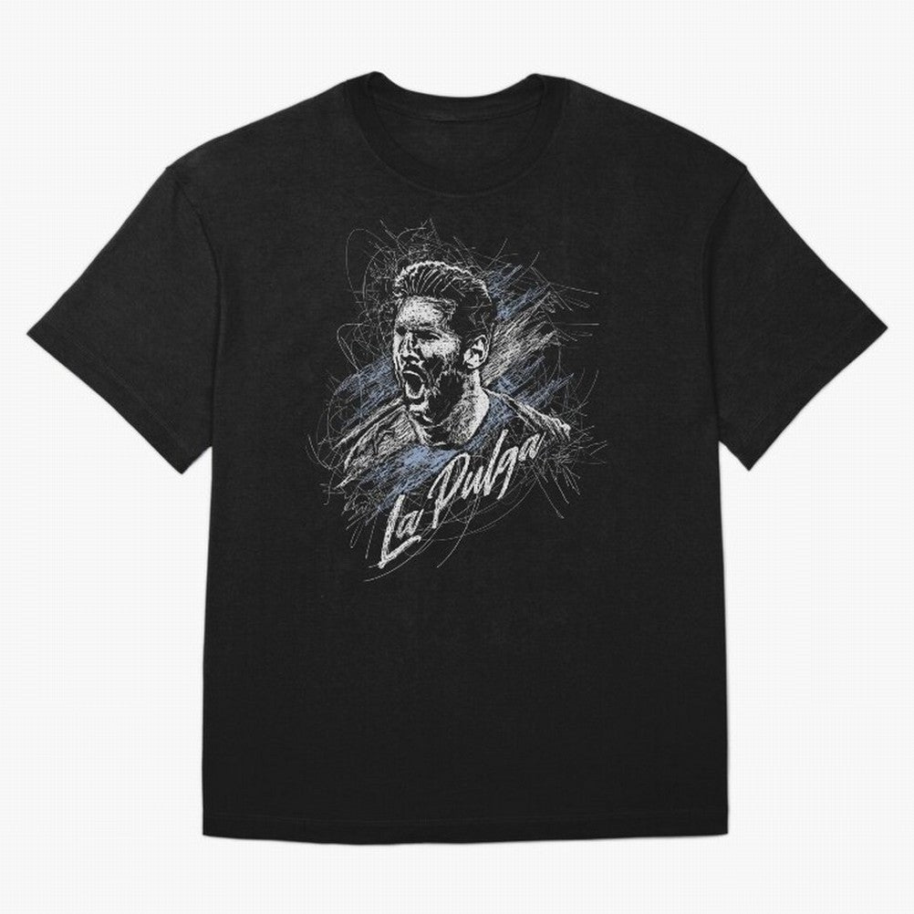 Lionel Messi La Pulga Classic T-Shirt Carry the Dream of Global Football Passion for FIFA World Cup 2026, Centered on Messi, Neymar and Mbappe, Argentina and Brazil, Fan Favorite Moments, National Team Passion, Big Match Drama and Soccer History;