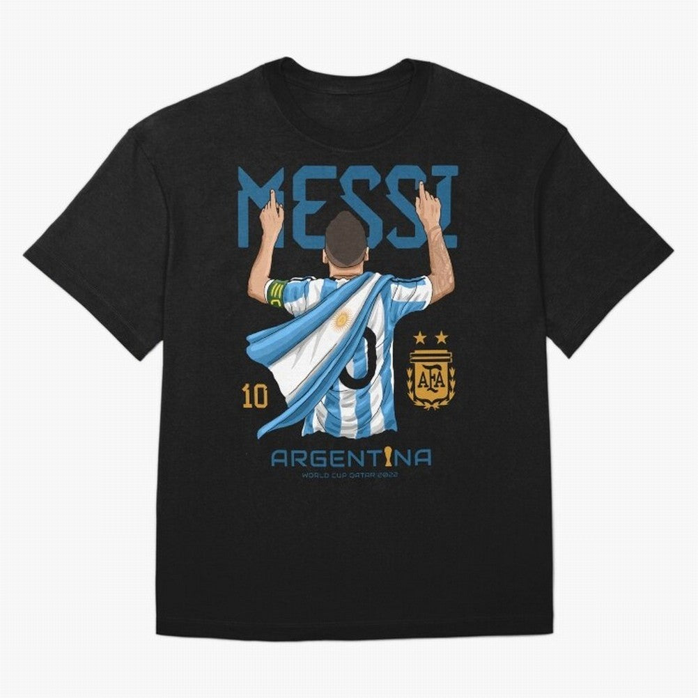The King Leo Messi Legend Oversized T-Shirt Celebrate the Biggest Stage of Match Day Hype around FIFA World Cup 2026 Group Stage, Messi and Cristiano Ronaldo, Spain, Championship Spirit, Famous Goals, Roaring Crowds and International Football