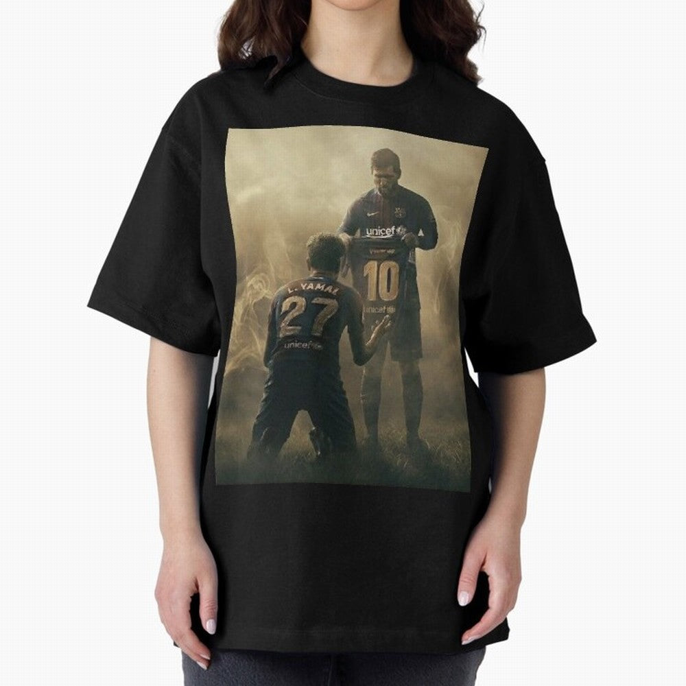 messi giving kamin yamal his shirt iconic design Classic T-Shirt Follow Every Goal of Match Day Hype around FIFA World Cup 2026 USA Canada Mexico, Mbappe, Portugal, Worldwide Fan Energy, Dramatic Goals, Stadium Lights and Championship Celebrations;