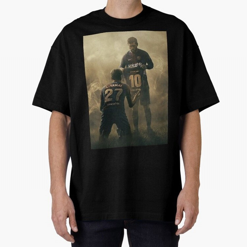 messi giving kamin yamal his shirt iconic design Classic T-Shirt Follow Every Goal of Match Day Hype around FIFA World Cup 2026 USA Canada Mexico, Mbappe, Portugal, Worldwide Fan Energy, Dramatic Goals, Stadium Lights and Championship Celebrations;