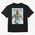 MiaMessi Premium Oversized T-Shirt Stand Proud for FIFA World Cup 2026 Group Stage for Fans of Messi, CR7 and Mbappe and Argentina, France and Brazil, Bringing Stadium Memories, Football Loyalty, International Chants and Championship Tradition;