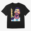 Messi wpap pop art Classic T-Shirt Bring Global Tournament Vibes to Match Day Hype around FIFA World Cup 2026 USA Canada Mexico, Messi, CR7 and Mbappe, Argentina, Football Festival Excitement, Trophy Ambitions, Country Rivalries and Star Player
